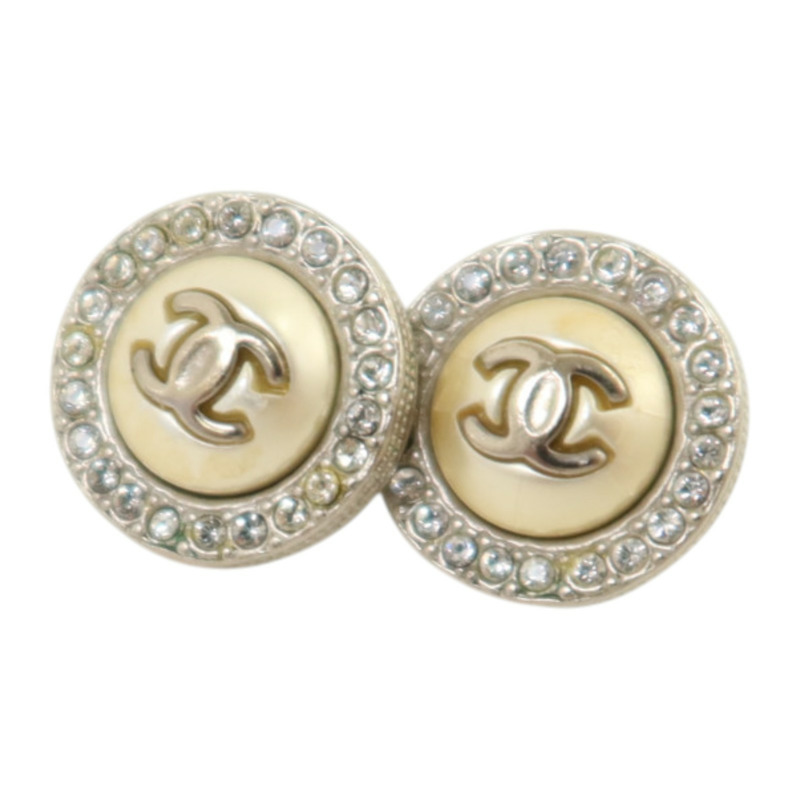 CHANEL 金屬/PVC Earrings耳環-1