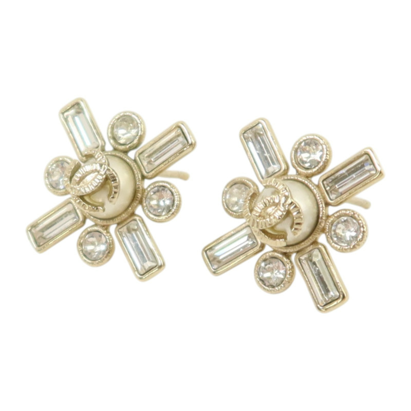 CHANEL 金屬/PVC Earrings耳環-1