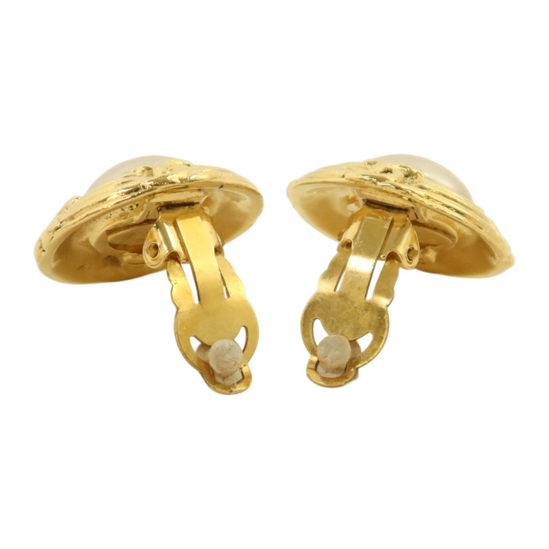 CHANEL 金屬/PVC Vintage Earrings耳環-3