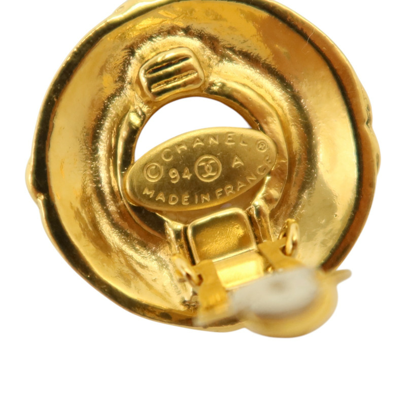 CHANEL 金屬/PVC Vintage Earrings耳環-4