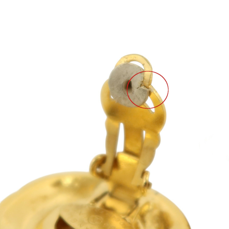 CHANEL 金屬/PVC Vintage Earrings耳環-7