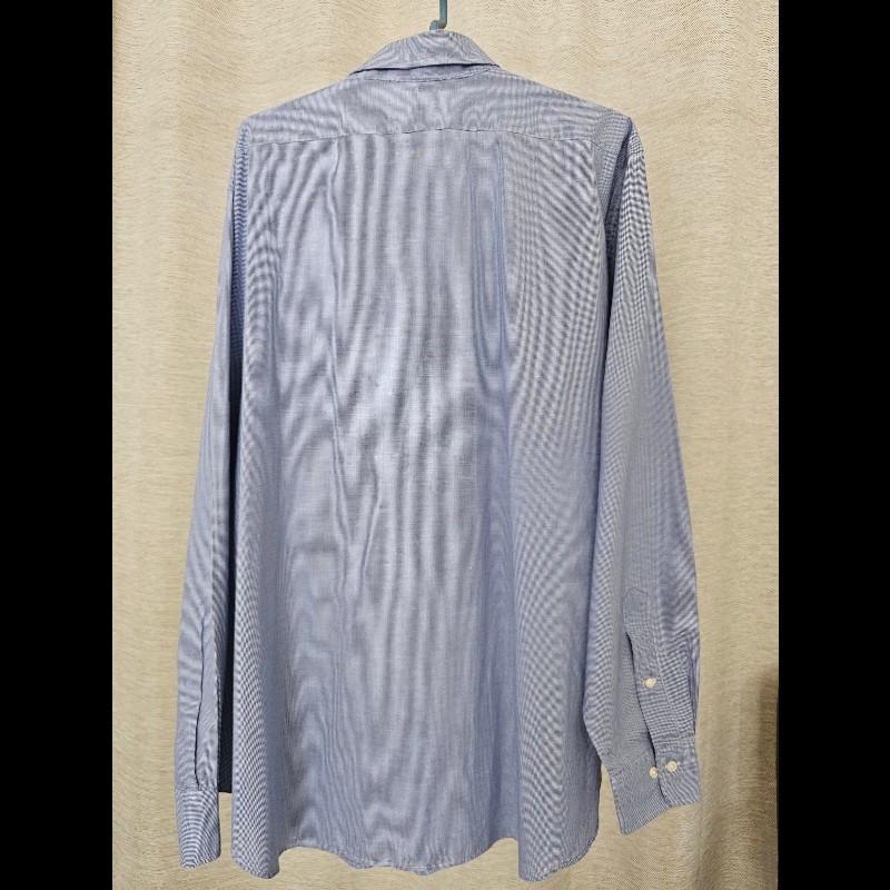 Polo by Ralph Lauren 男長袖襯衫 小格子 淺藍色
Size 17 1/2 36/37-3