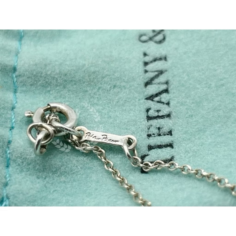 ~~趴趴小舖~~極新正品Tiffany &Co  Loving Heart愛心項鍊配件齊全260401251-5