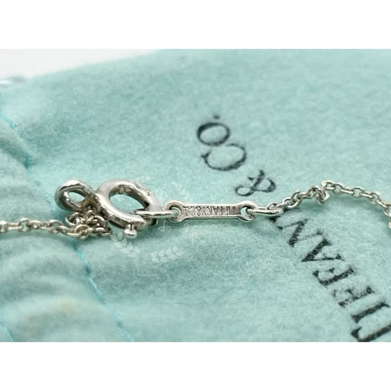 ~~趴趴小舖~~極新正品Tiffany &Co  Loving Heart愛心項鍊配件齊全260401251-6