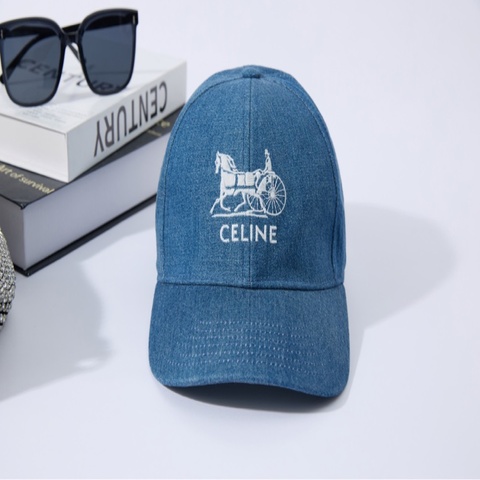 CELINE馬車刺繡棒球帽