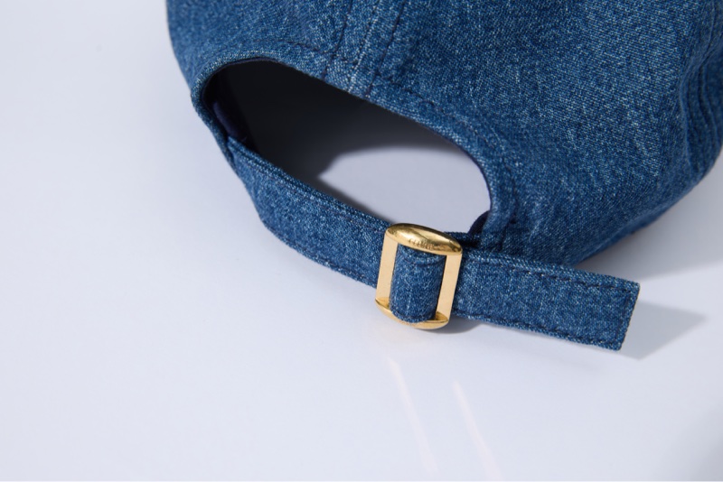 CELINE字母刺繡牛仔棒球帽-8