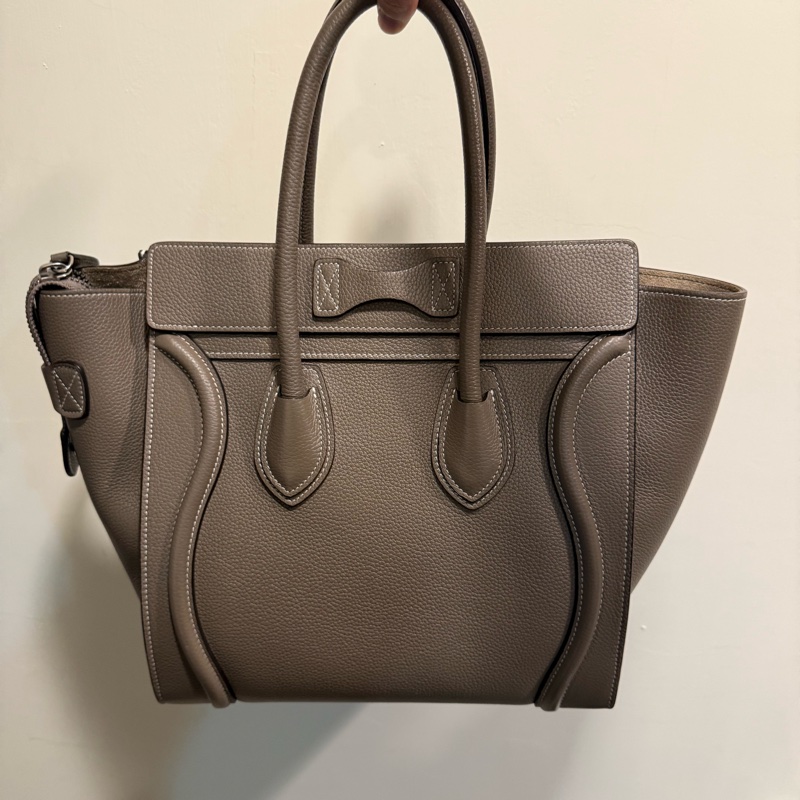 Céline luggage 中號 絕美大象灰-9