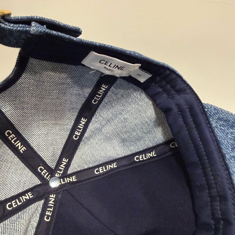 Céline 丹寧棒球帽 s號-2