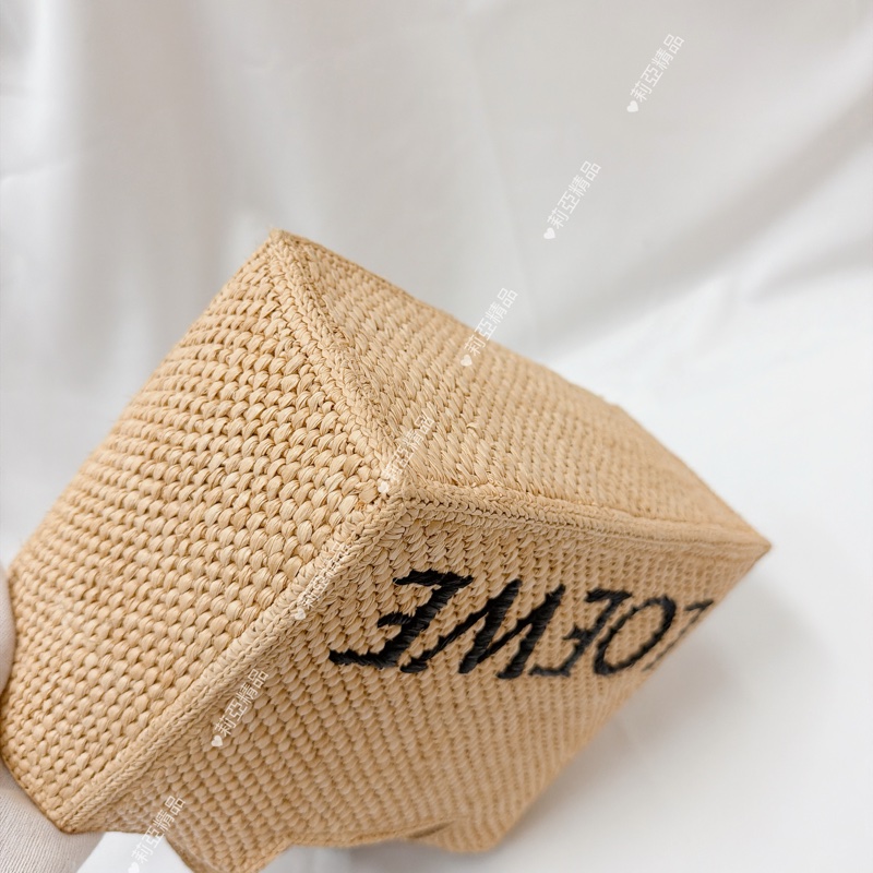 莉亞精品♡ Loewe 手提斜背草編包 二手美包-9