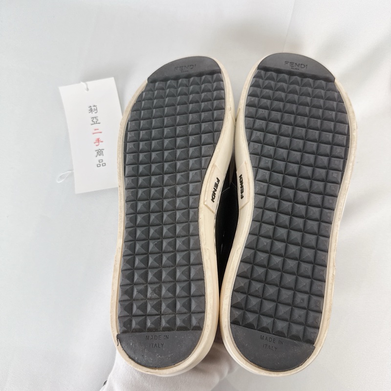 莉亞精品♡ FENDI 黃眼睛怪獸鞋37 二手-7