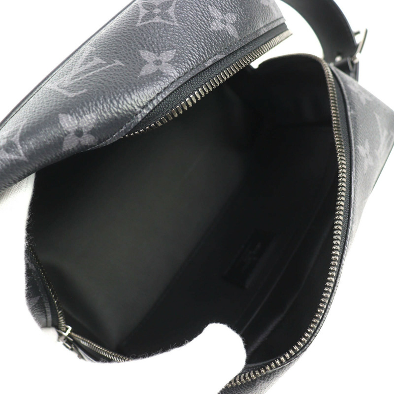 路易威登 M83113 儲物櫃洗漱包 Monogram Eclipse 手提包/手拿包 黑色，帶防塵袋 法國製造 男士-6