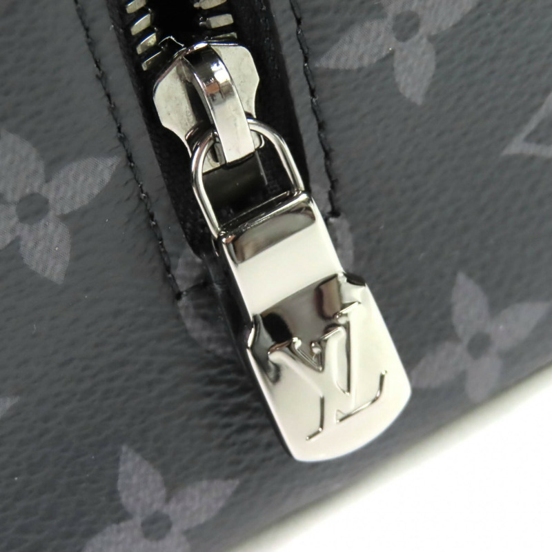 路易威登 M83113 儲物櫃洗漱包 Monogram Eclipse 手提包/手拿包 黑色，帶防塵袋 法國製造 男士-7