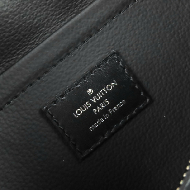 路易威登 M83113 儲物櫃洗漱包 Monogram Eclipse 手提包/手拿包 黑色，帶防塵袋 法國製造 男士-9