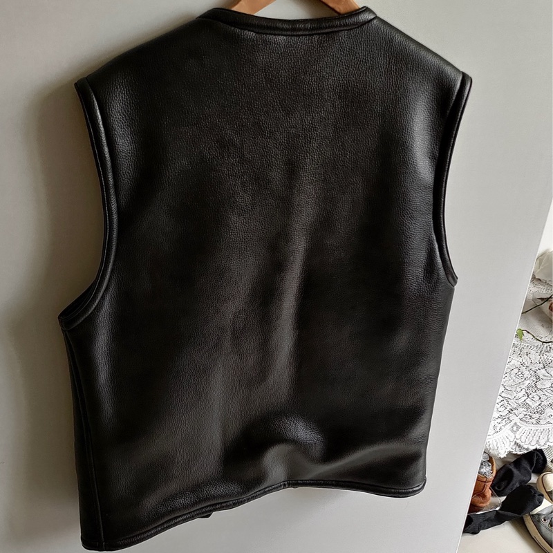 🇮🇹製老品 #VERSACE 騎士背心 / 刷毛 / 重磅 / 凡賽斯 / 大尺寸 / OVERSIZE-9