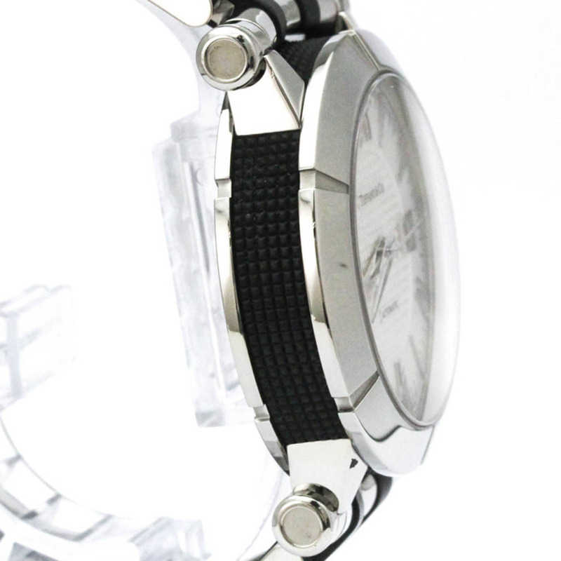 Tiffany Atlas 精鋼橡膠自動腕錶 Z1000.70.12A10A00A 拋光-7