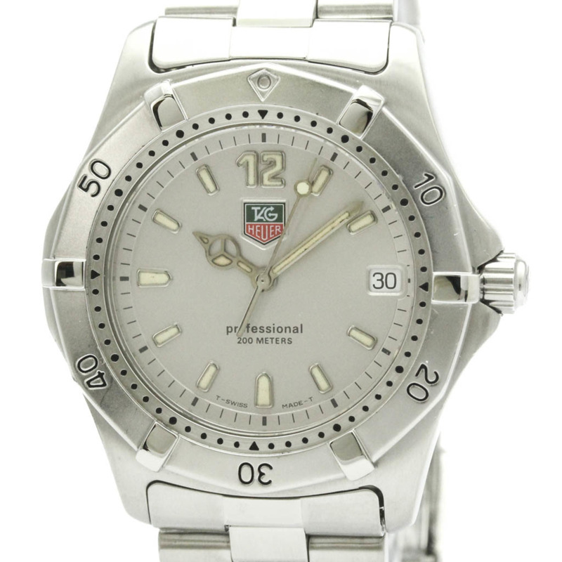 豪雅 2000 專業系列精鋼石英男士腕錶 WK1112 拋光款-0