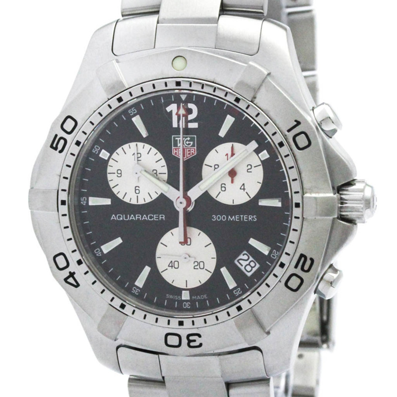 TAG HEUER 豪雅競潛系列計時石英男錶 CAF1110 拋光-0