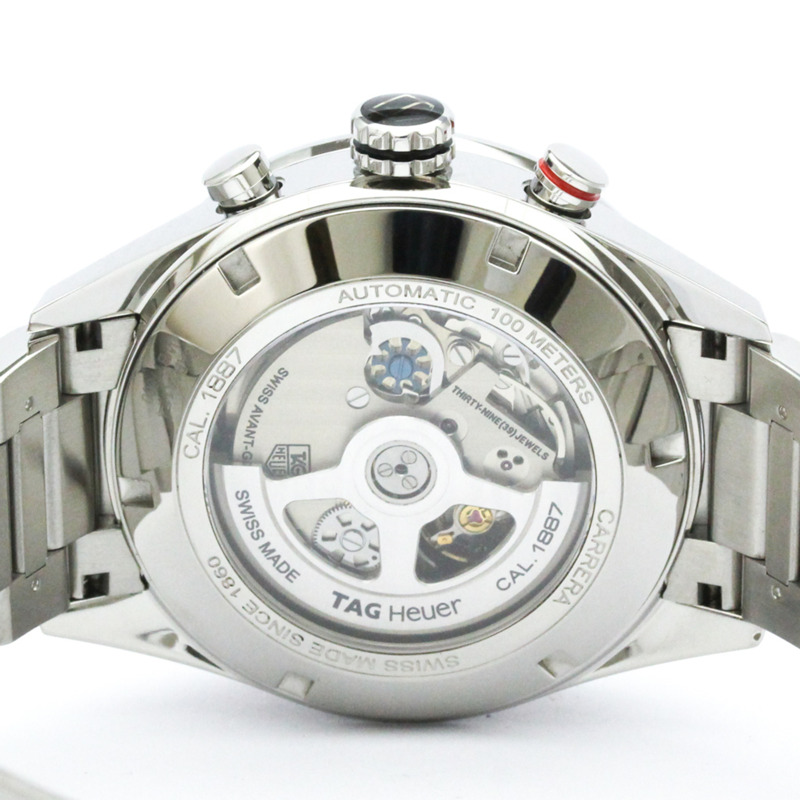 TAG HEUER 豪雅卡萊拉系列 Calibre 1887 計時碼錶 精鋼腕錶 CAR2A11 拋光款-5