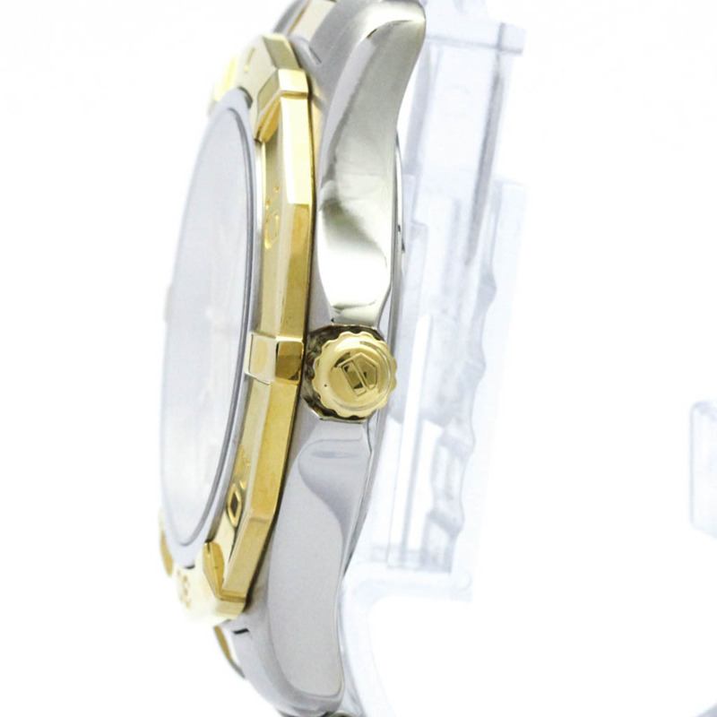 豪雅競潛系列鍍金鋼石英錶 WAF1120 拋光-3