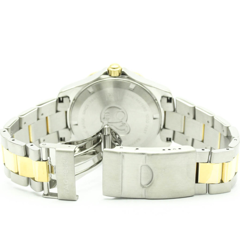 豪雅競潛系列鍍金鋼石英錶 WAF1120 拋光-4