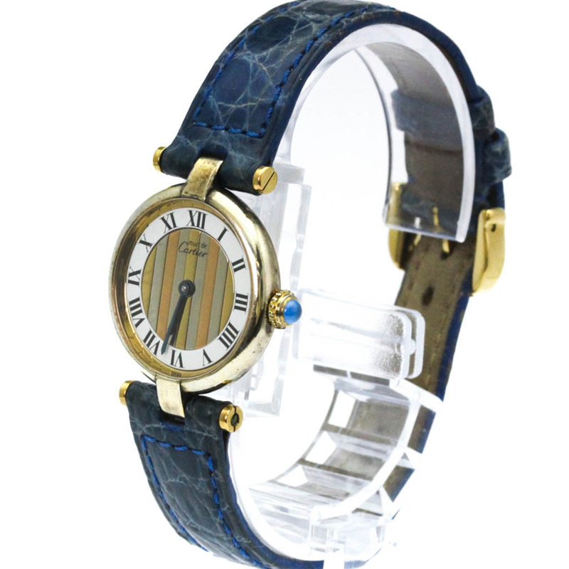 卡地亞 Must Vendome 鍍金石英女士腕錶 590004-1