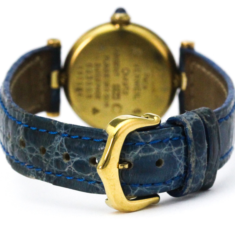 卡地亞 Must Vendome 鍍金石英女士腕錶 590004-4