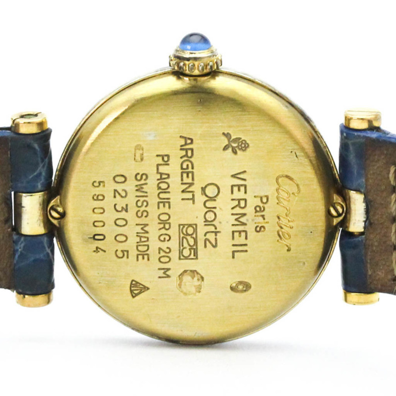 卡地亞 Must Vendome 鍍金石英女士腕錶 590004-5