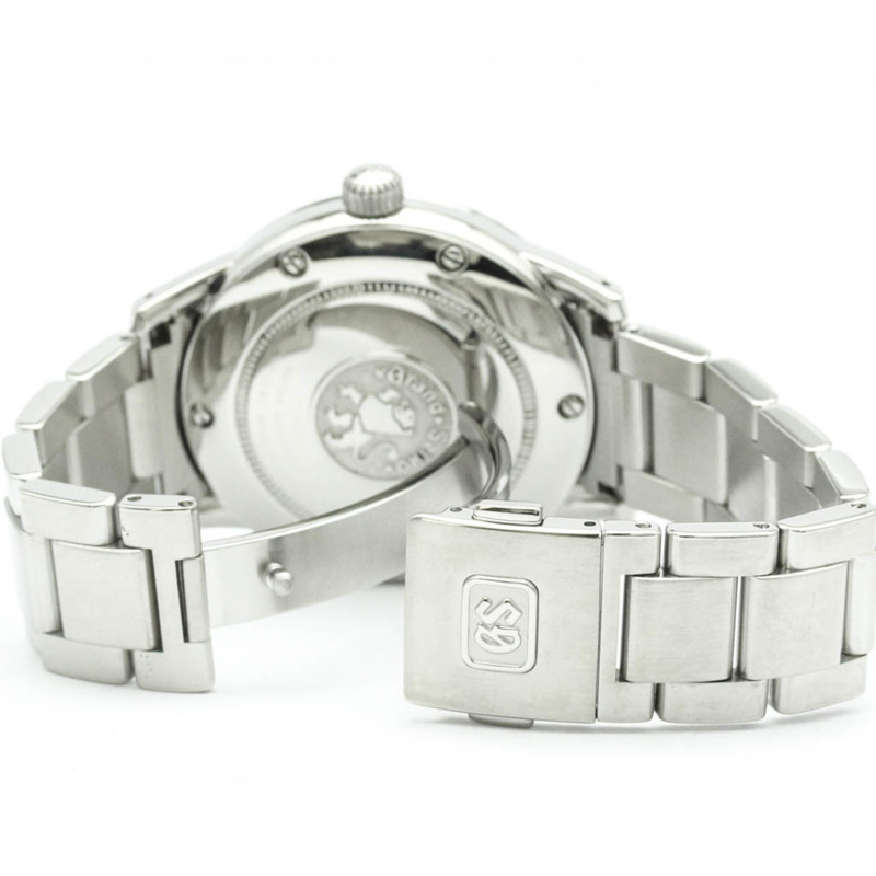精工 GRAND SEIKO GMT 鋼製自動男士腕錶 SBGM007(9S56-00B0) 拋光-4