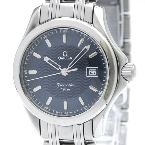 歐米茄海馬系列120公尺精鋼石英女錶 2581.81 拋光款