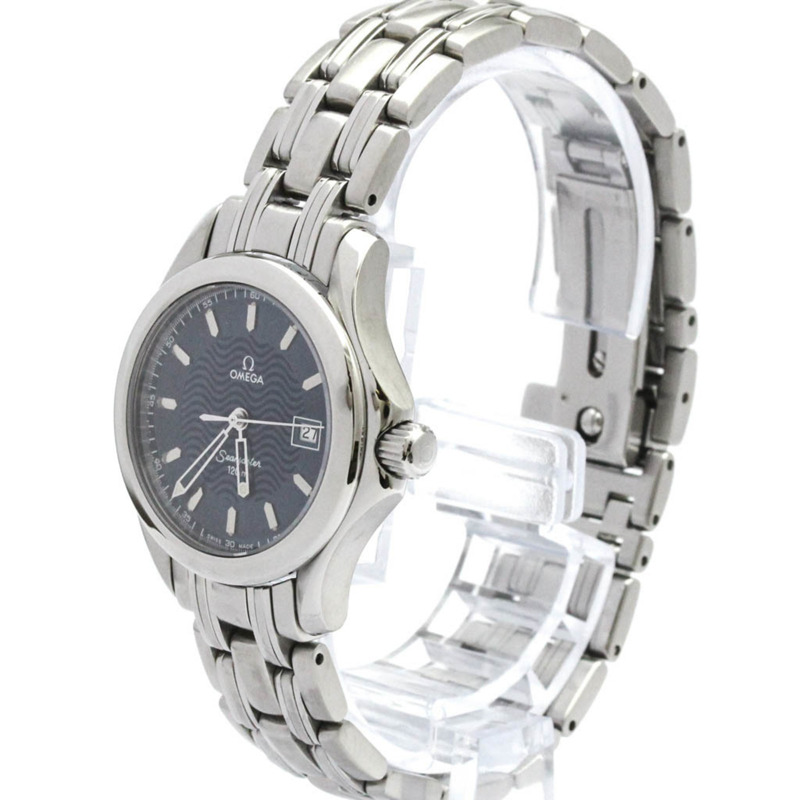 歐米茄海馬系列120公尺精鋼石英女錶 2581.81 拋光款-1