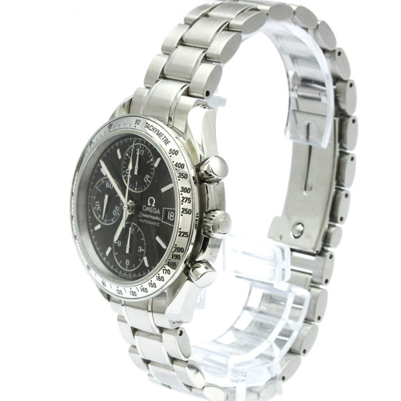 歐米茄超霸系列日期顯示精鋼自動男士腕錶 3513.50 拋光款-1