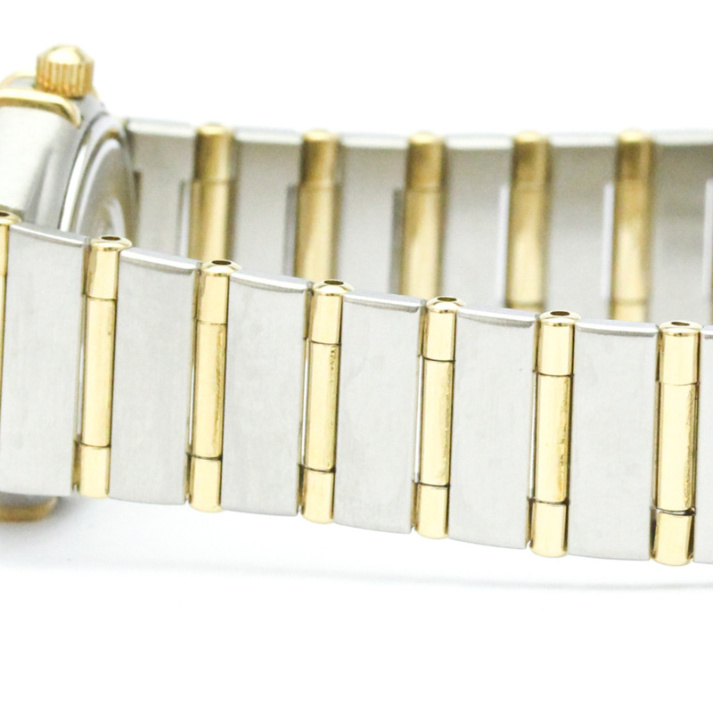 歐米茄星座系列鑽石18K金精鋼腕錶1267.10拋光款-2