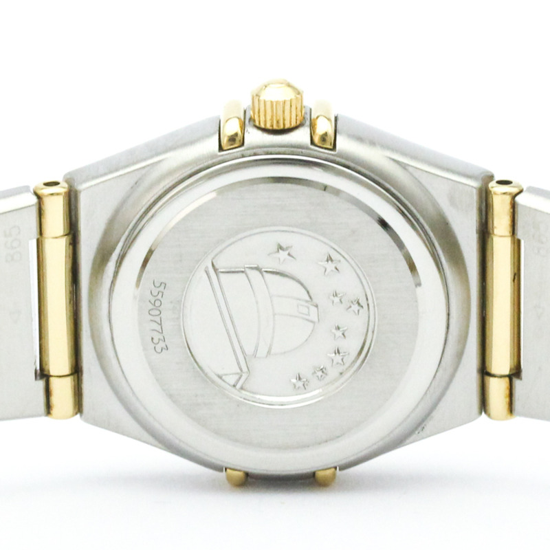 歐米茄星座系列鑽石18K金精鋼腕錶1267.10拋光款-6