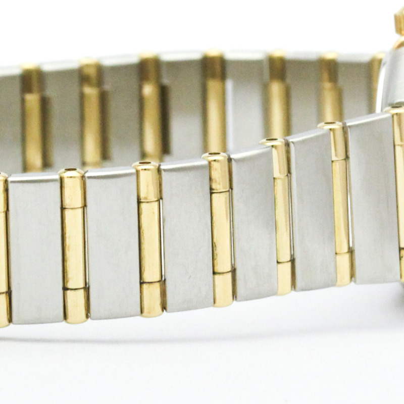 歐米茄星座系列鑽石18K金精鋼腕錶1267.10拋光款-7