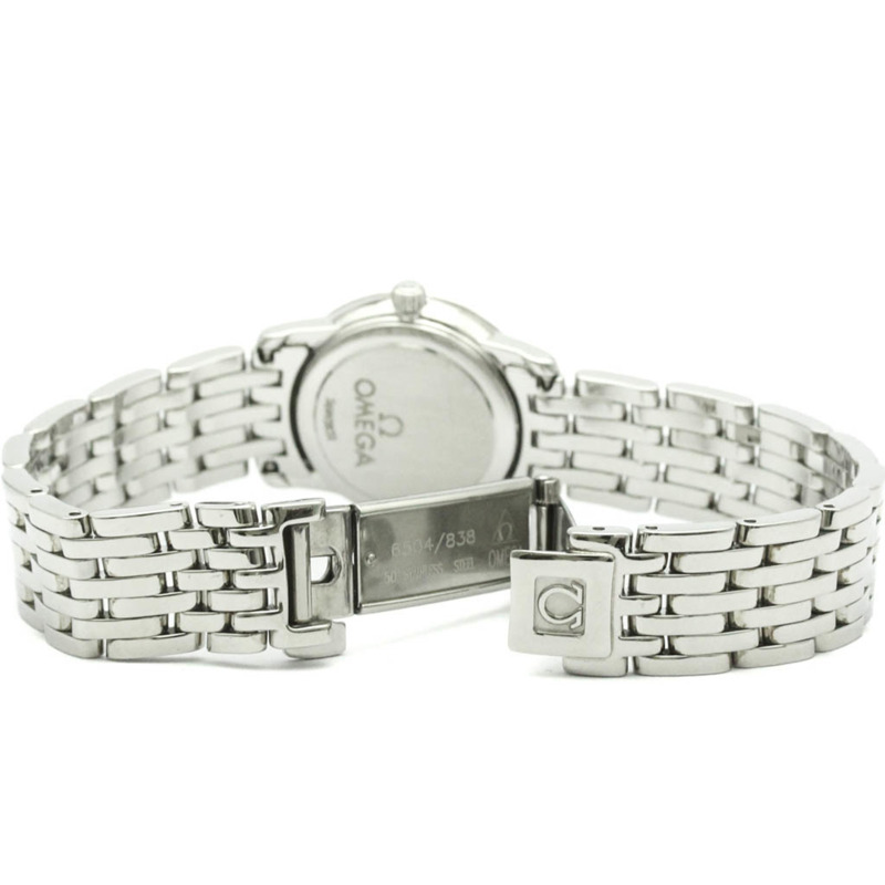 歐米茄碟飛系列尊貴不鏽鋼女士腕錶 4570.31 拋光款-4