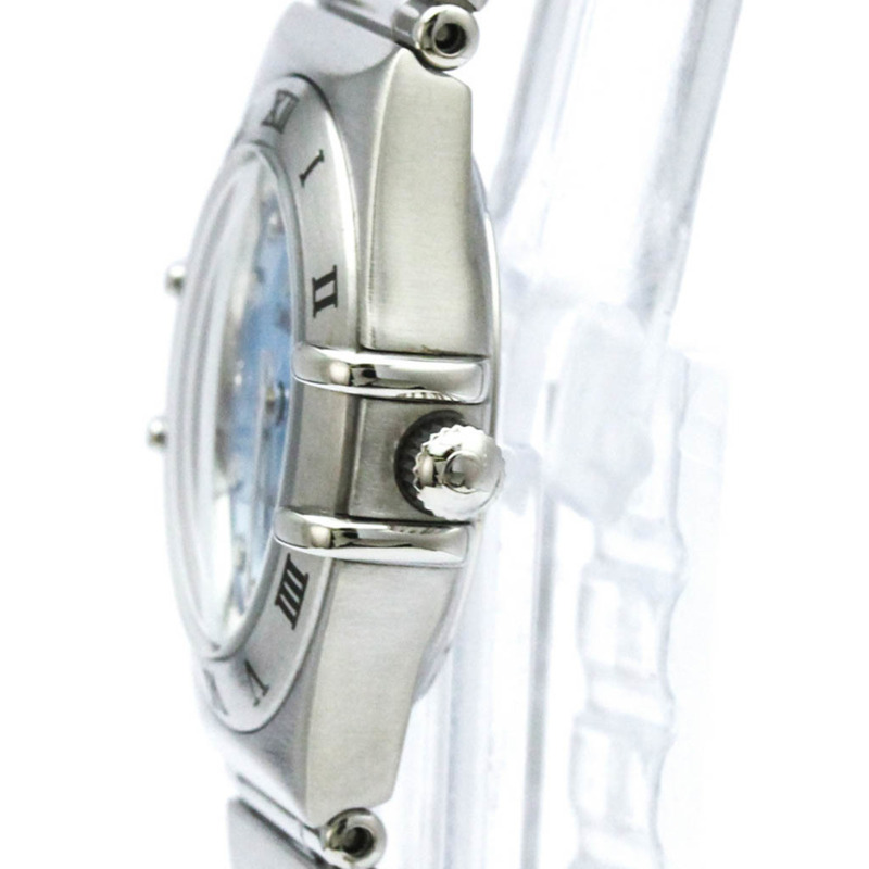 歐米茄星座系列鑽石珍珠貝母石英女士腕錶 1562.85 拋光-3