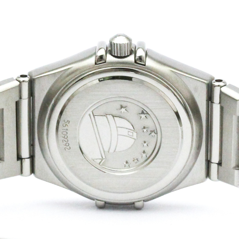 歐米茄星座系列鑽石珍珠貝母石英女士腕錶 1562.85 拋光-5