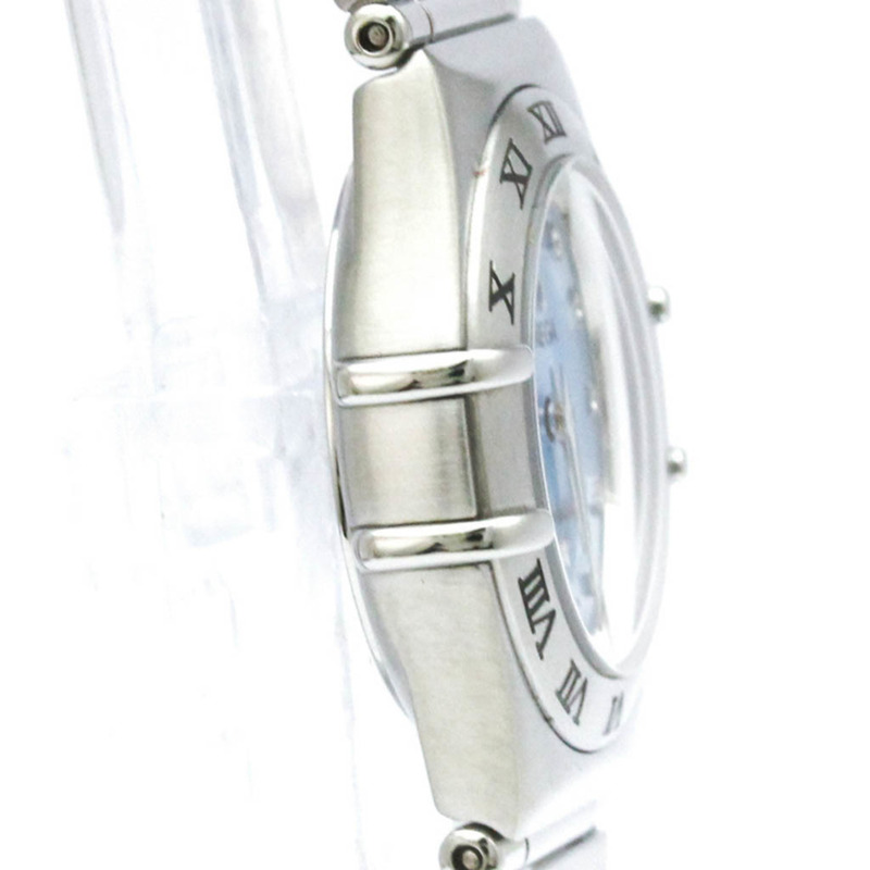 歐米茄星座系列鑽石珍珠貝母石英女士腕錶 1562.85 拋光-7