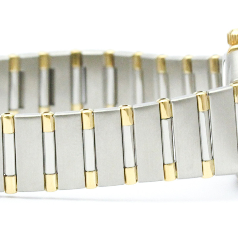 歐米茄星座系列鑽石珍珠母貝18K金精鋼腕錶 1267.75 拋光-6