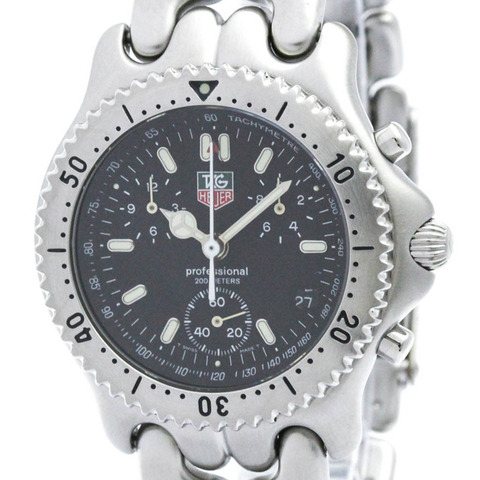 TAG HEUER 豪雅 Sel Chronograph 200米精鋼石英男錶 CG1110 拋光