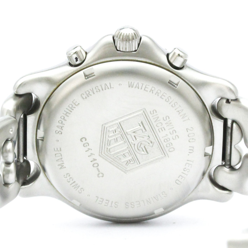TAG HEUER 豪雅 Sel Chronograph 200米精鋼石英男錶 CG1110 拋光-5