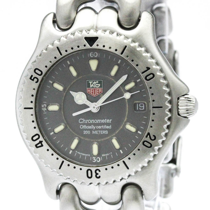 TAG HEUER 豪雅 Sel 200公尺天文台認證自動男士腕錶 S89.206 拋光款-0