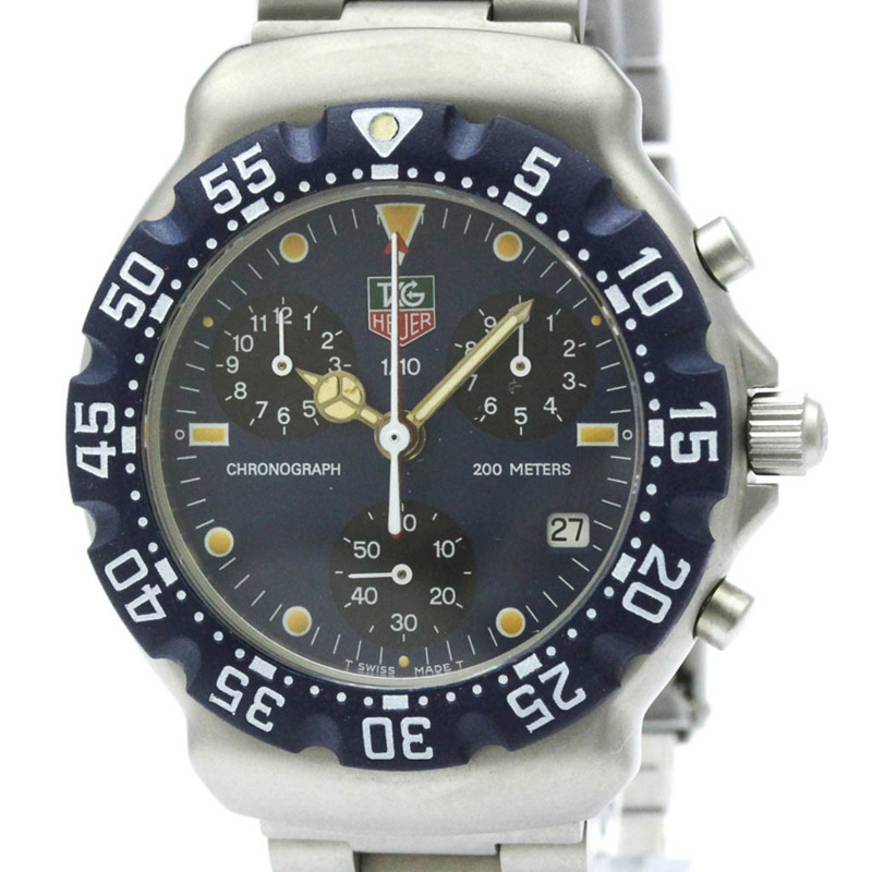 TAG HEUER 2000 Formula 1 Chronograph Steel Quartz Mens Watch CA1210-0