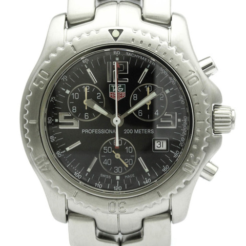 TAG HEUER 豪雅 Link Chronograph Jason Bourne 精鋼腕錶 CT1111 拋光