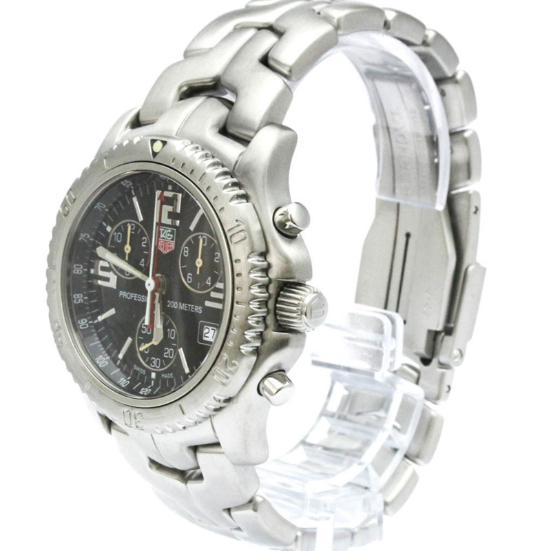 TAG HEUER 豪雅 Link Chronograph Jason Bourne 精鋼腕錶 CT1111 拋光-1