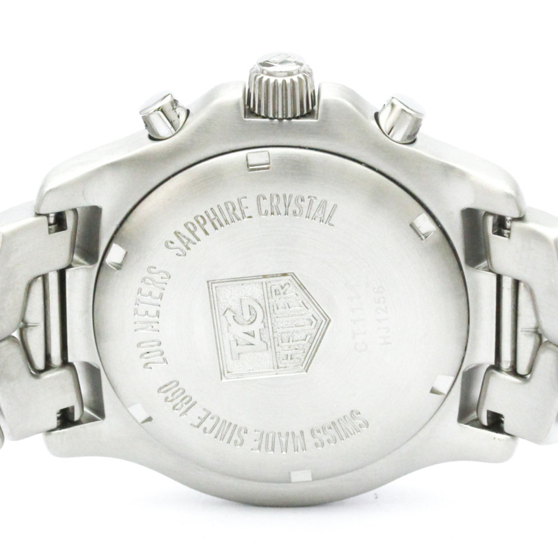 TAG HEUER 豪雅 Link Chronograph Jason Bourne 精鋼腕錶 CT1111 拋光-5