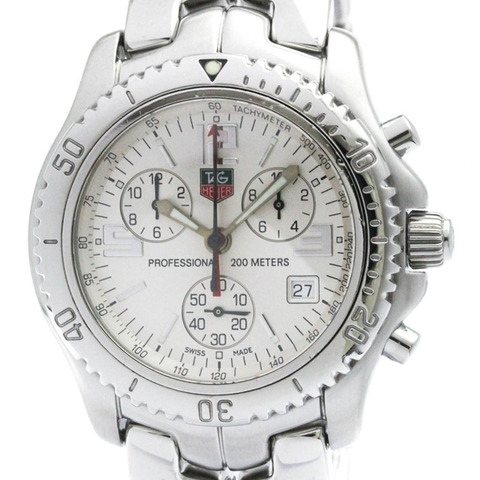 TAG HEUER 豪雅 Link 計時碼錶 精鋼石英男錶 CT1112 拋光