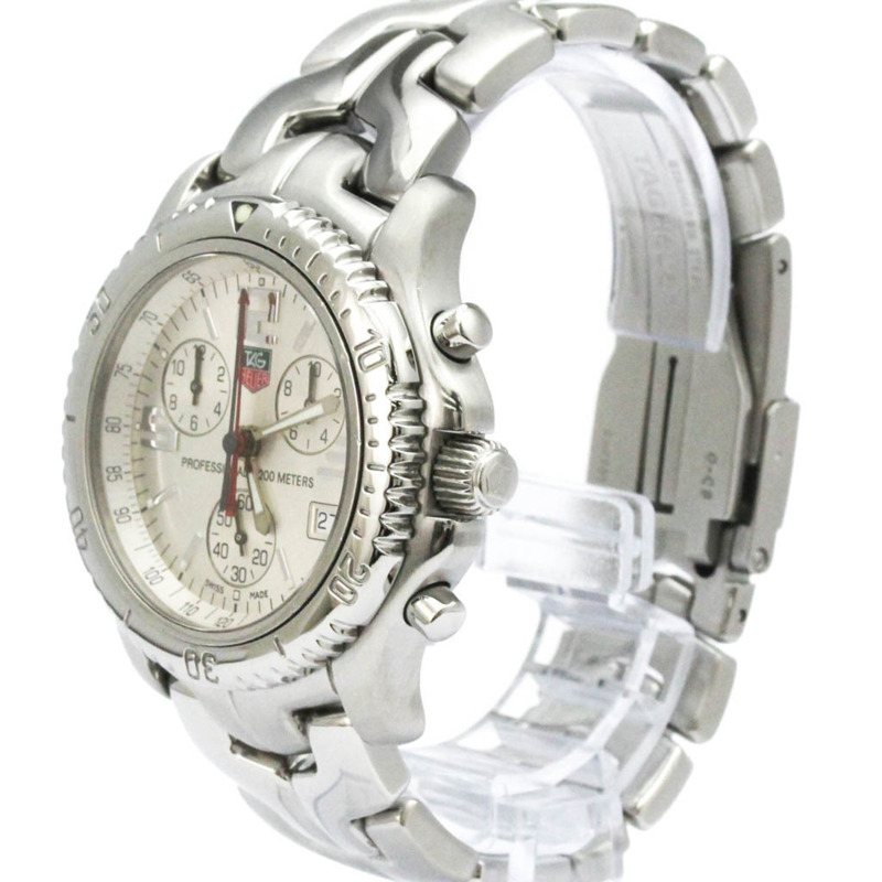 TAG HEUER 豪雅 Link 計時碼錶 精鋼石英男錶 CT1112 拋光-1