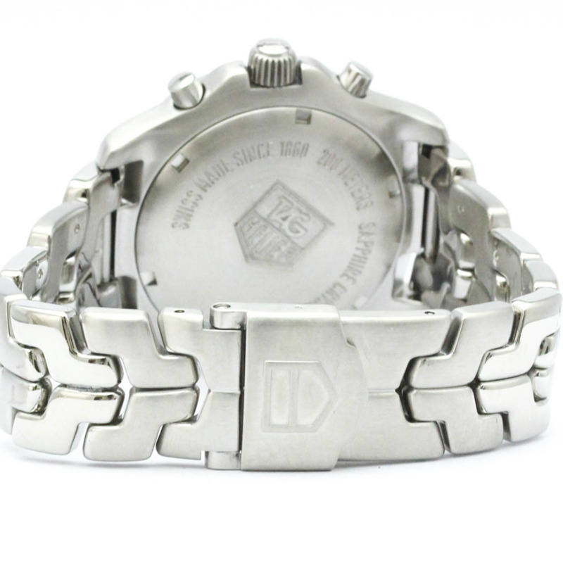 TAG HEUER 豪雅 Link 計時碼錶 精鋼石英男錶 CT1112 拋光-4