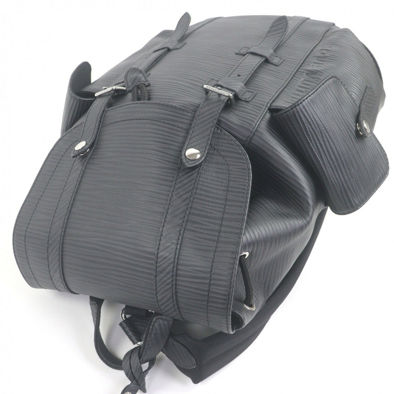 路易威登 M24326 Christopher MM Epi XL 雙肩包/背包/日用包，黑色，法國製造，男士-4